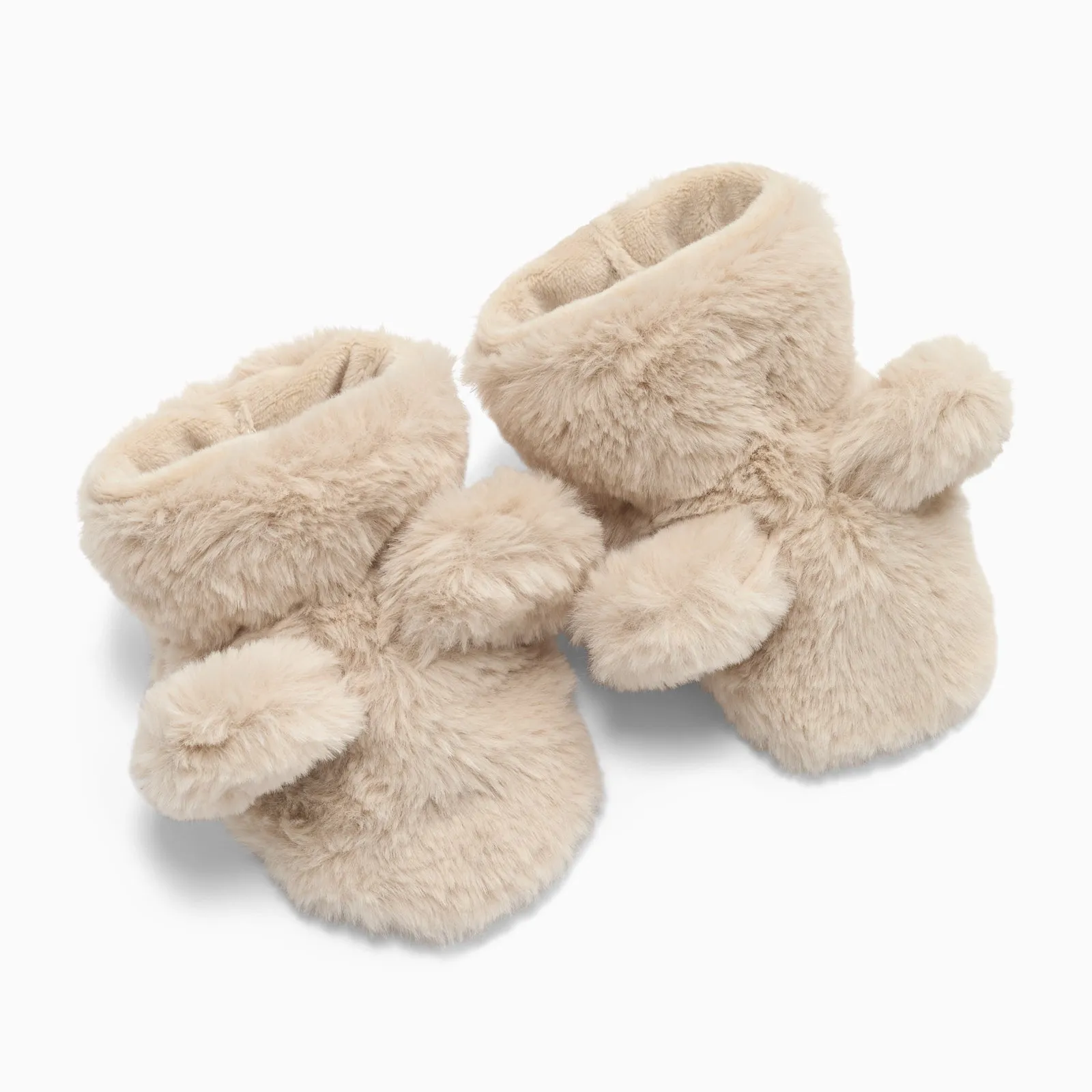 Bear Faux Fur Booties