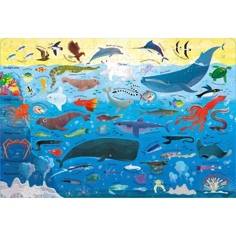 Book and 300 piece - Oceans Jigsaw Puzzle