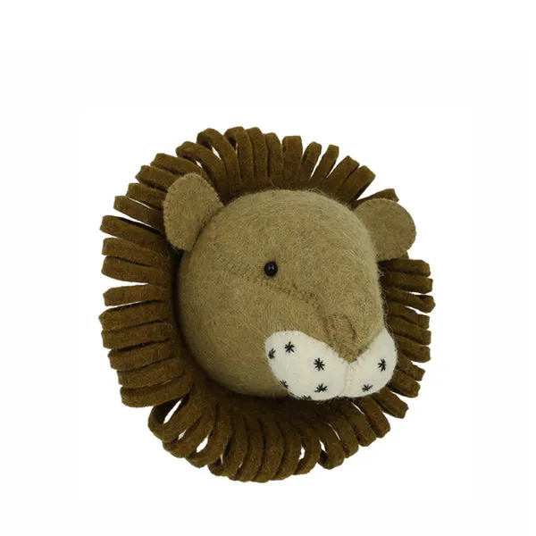 Fiona Walker Mini Animal Head – Camel Lion