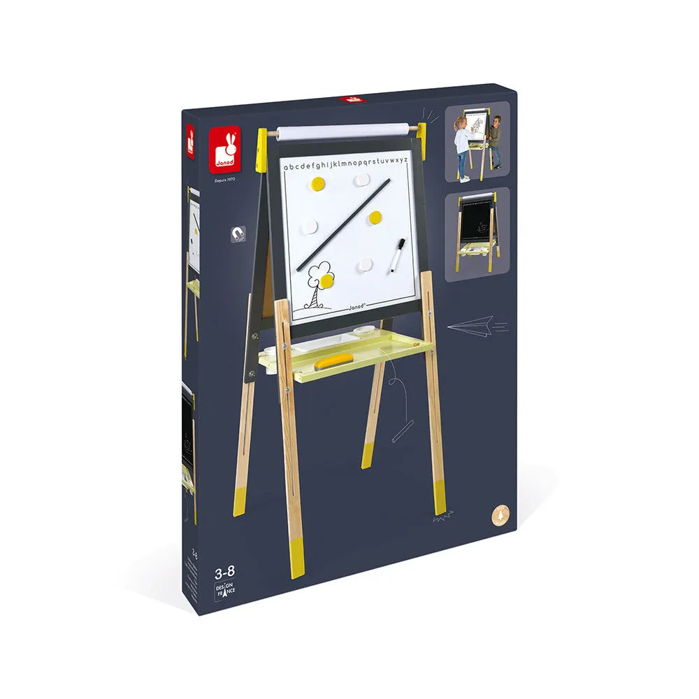 Grey/Yellow Adjustable Easel