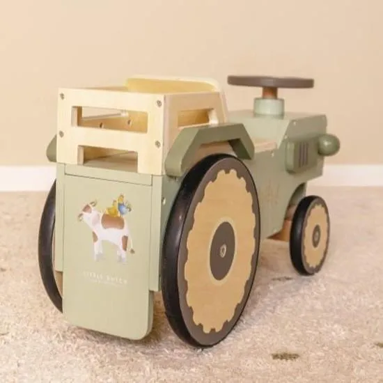 Little Dutch, Wooden Tractor Ride-On, FSC