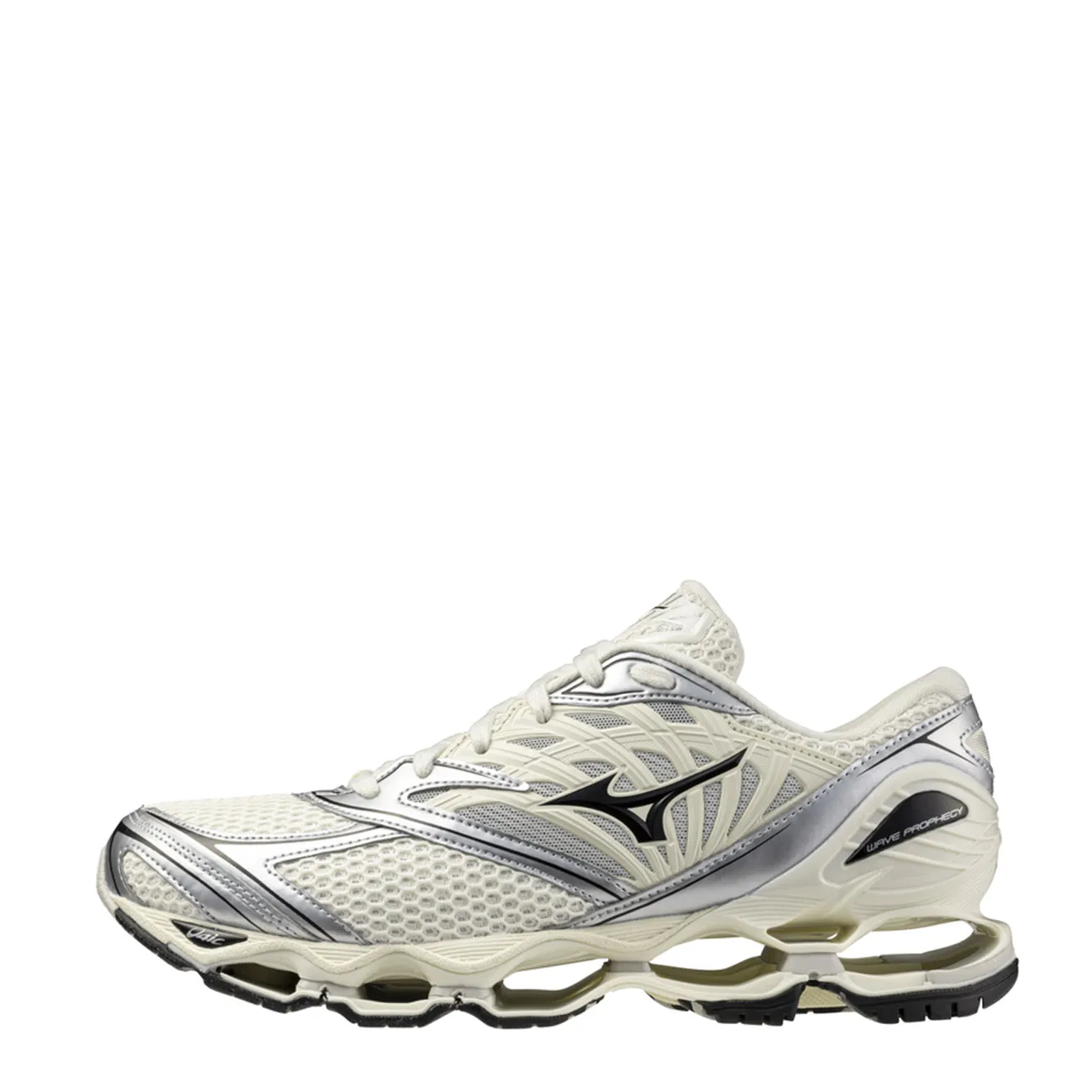 Mizuno Wave Prophecy LS Pristine / Black / Silver