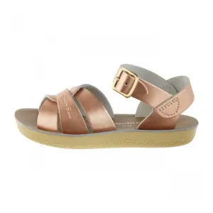 Salt-Water Sandals: Swimmer Rose Gold Kids Sandals