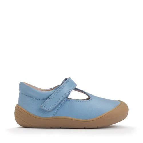 Start-Rite: Floret - Cornflower Blue Leather Daisy