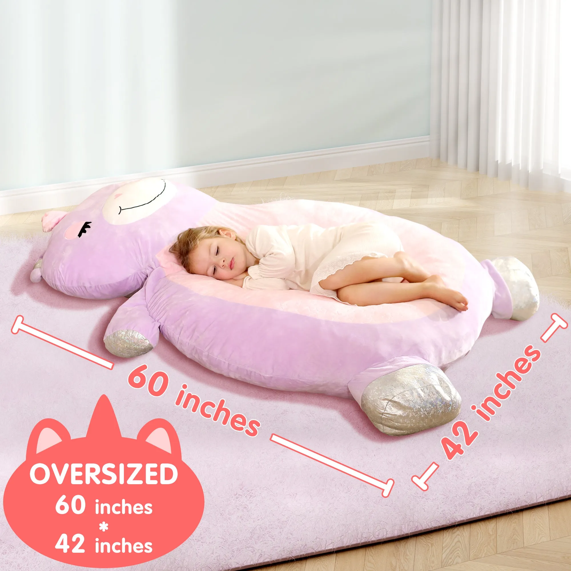 Unicorn Kids Floor Cushion