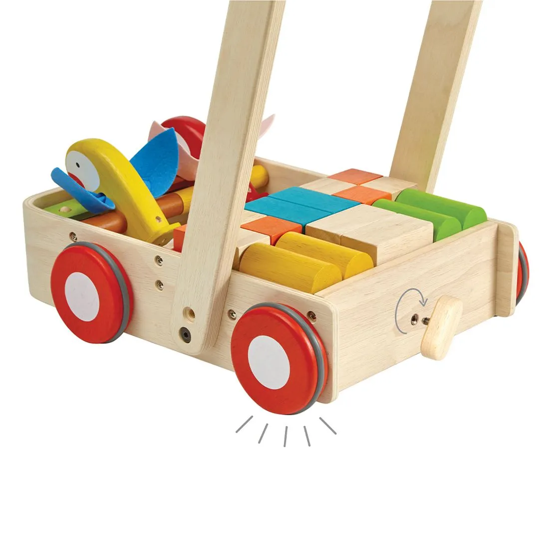 Wooden Bird Walker Wagon