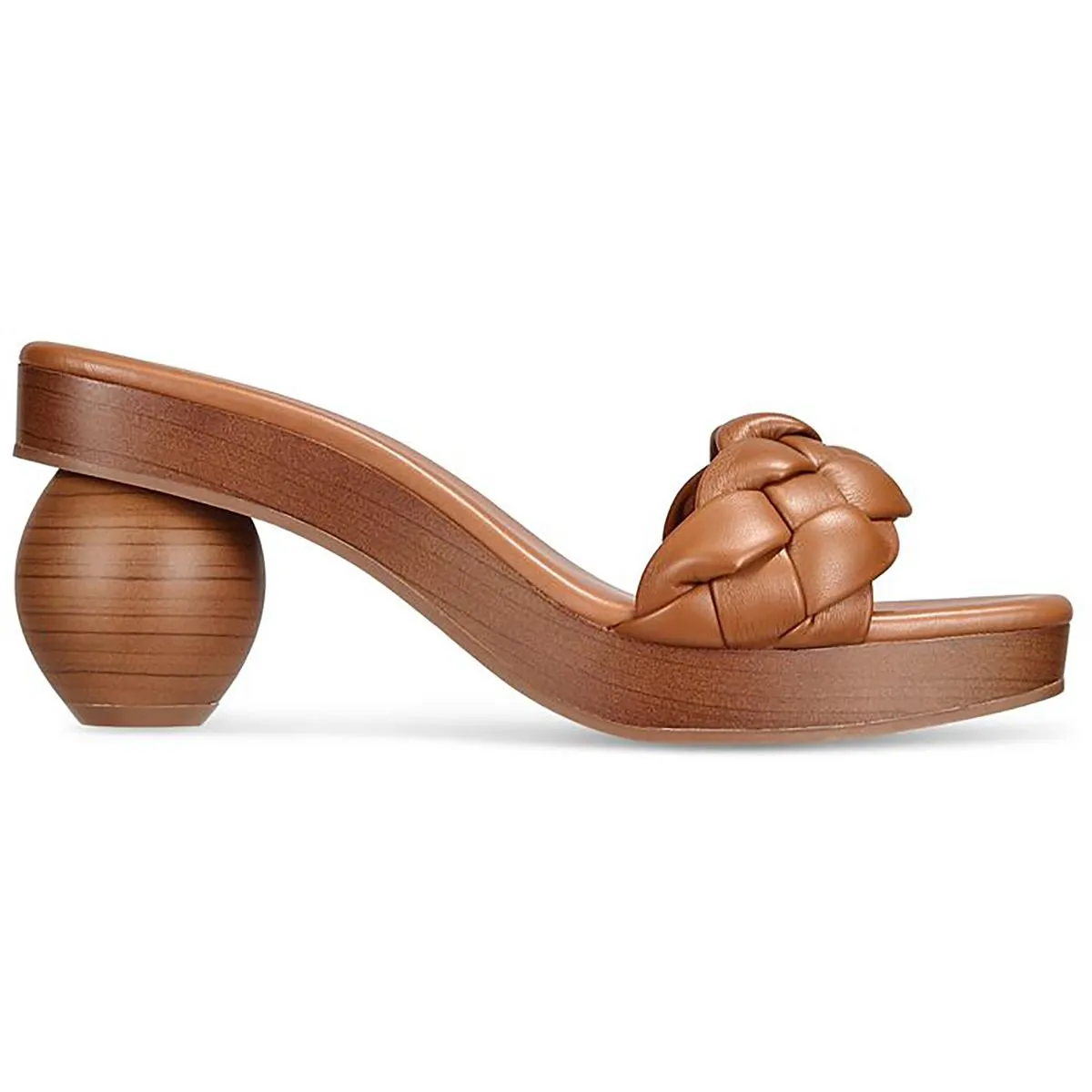 Zaleste 2 P Womens Braided Ball Slide Slide Sandals